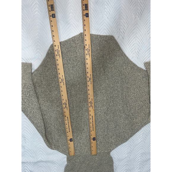 Entro Beige Cowl Neck Sweater Dolman Sleeves High-Low Hem Kangaroo Pocket
M - Picture 14 of 14